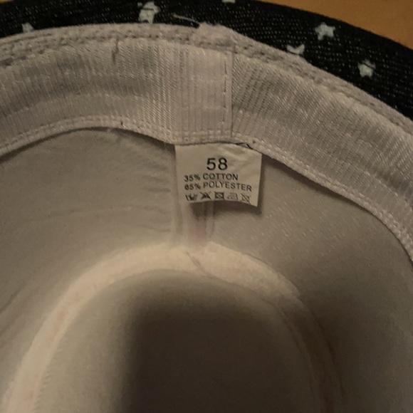 Unisex red white and blue Fedora cloth hat 4th of July hat - Picture 3 of 4